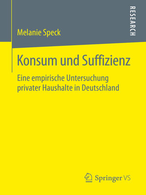 cover image of Konsum und Suffizienz